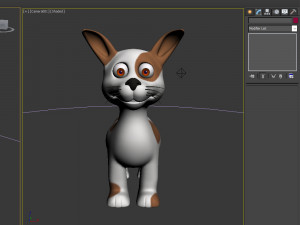 dog cartoon 3D Model