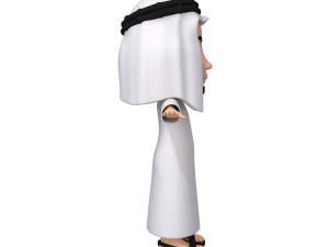 arab man cartoon 3D Модель