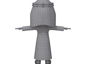 arab man cartoon 3D Model