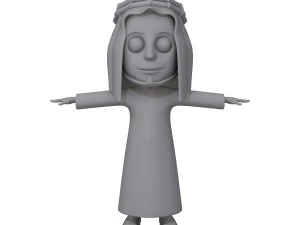 arab man cartoon 3D Model