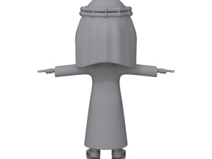 arab man cartoon 3D Модель