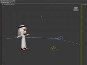 arab man cartoon 3D Модель