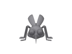 mosquito cartoon 3D Model