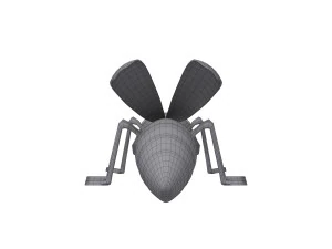 mosquito cartoon 3D Model