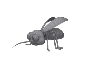mosquito cartoon 3D Model