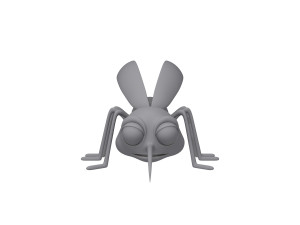 mosquito cartoon 3D Модель
