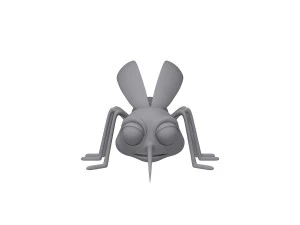 mosquito cartoon 3D Model