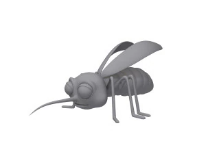 mosquito cartoon 3D Model