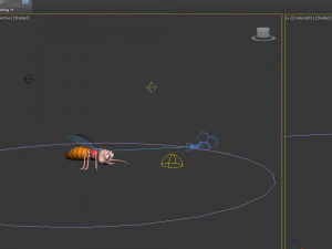 mosquito cartoon 3D Model
