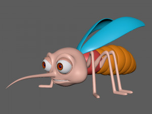 mosquito cartoon 3D Модель