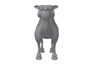 camel cartoon 3D Model