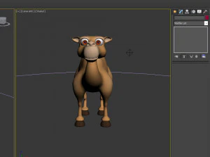 camel cartoon 3D Model