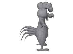 rooster cartoon Modelo 3D
