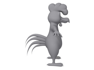 rooster cartoon Modelo 3D