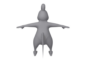 rooster cartoon Modelo 3D
