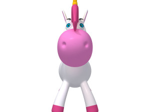 unicorn cartoon Modèle 3D