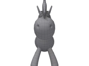 unicorn cartoon 3D Model