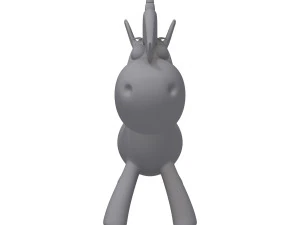unicorn cartoon 3D Model