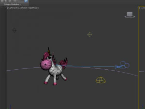 unicorn cartoon 3D Model