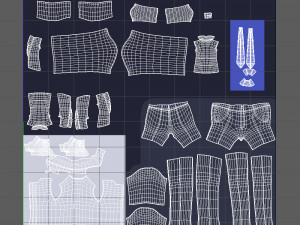 business man cartoon 3D Model