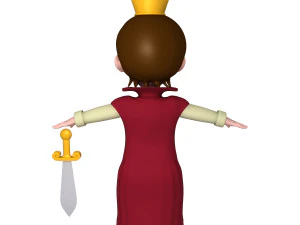prince cartoon 3D Model