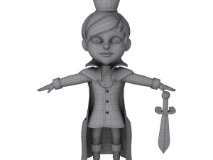 prince cartoon 3D मॉडल