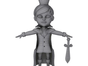 prince cartoon 3D Model