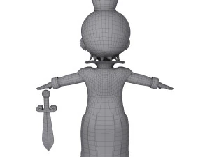 prince cartoon 3D Model