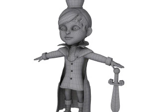 prince cartoon 3D Model