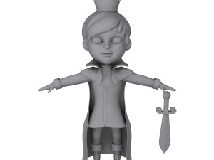 prince cartoon 3D मॉडल