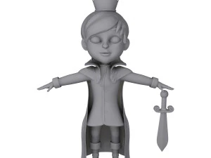 prince cartoon 3D Model