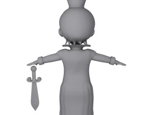 prince cartoon 3D Model