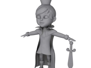 prince cartoon 3D Model