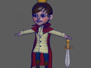 prince cartoon 3D मॉडल