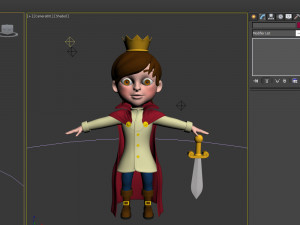 prince cartoon 3D मॉडल