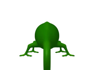 kartun bunglon Model 3D