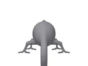 chameleon cartoon Modèle 3D