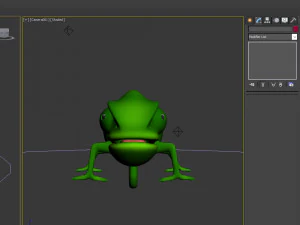 kartun bunglon Model 3D