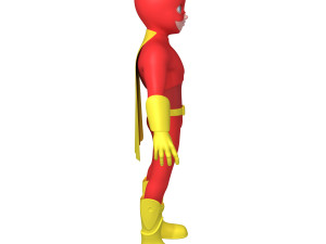 superhero cartoon Modelo 3D