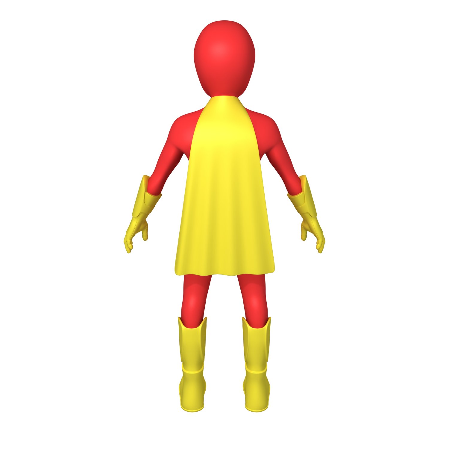 Superhero Cartoon 3D Модель In Мужчина 3DExport