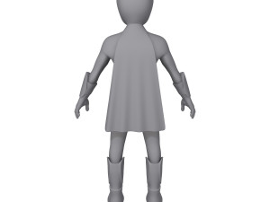 superhero cartoon Modelo 3D