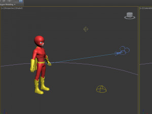 superhero cartoon Modelo 3D