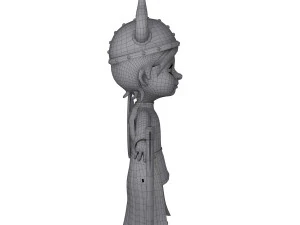 viking boy cartoon 3D Model