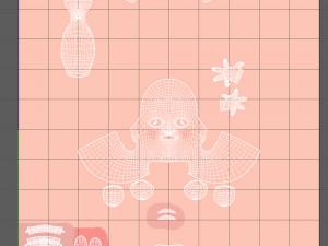 viking boy cartoon 3D 모델