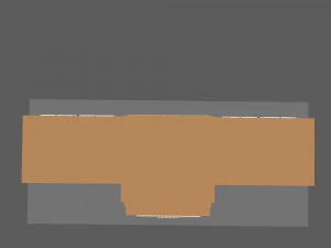 Schulgeb&auml;ude-Cartoon 3D Modell