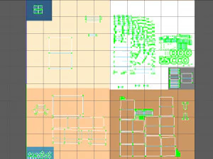 Schulgeb&auml;ude-Cartoon 3D Modell