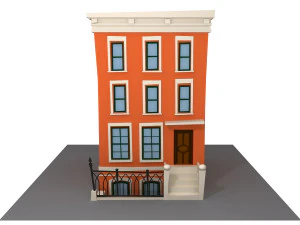 building cartoon 3D Model