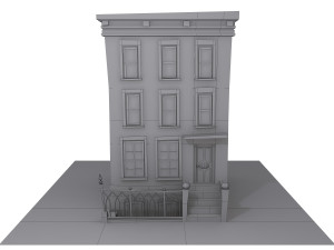 building cartoon Model 3D