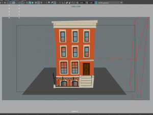 building cartoon Model 3D