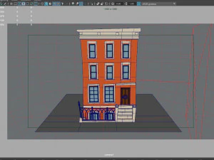 building cartoon 3D Model